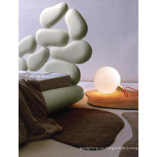 Moderno hogar lámparas de cama de vidrio con bulbo E14 (MT10410-1-250)